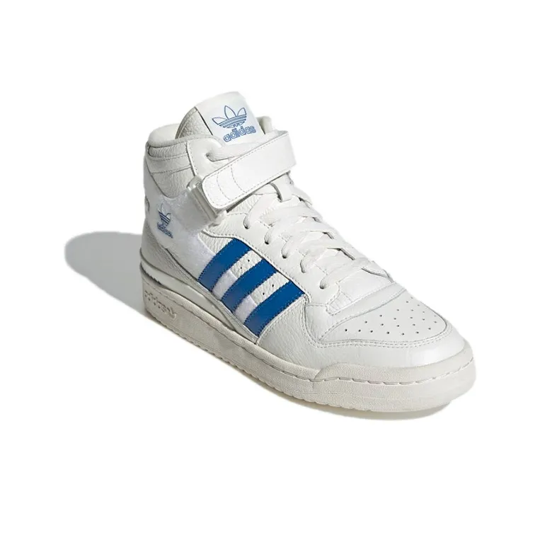 Adidas Forum Mid Off White Blue Bird-2