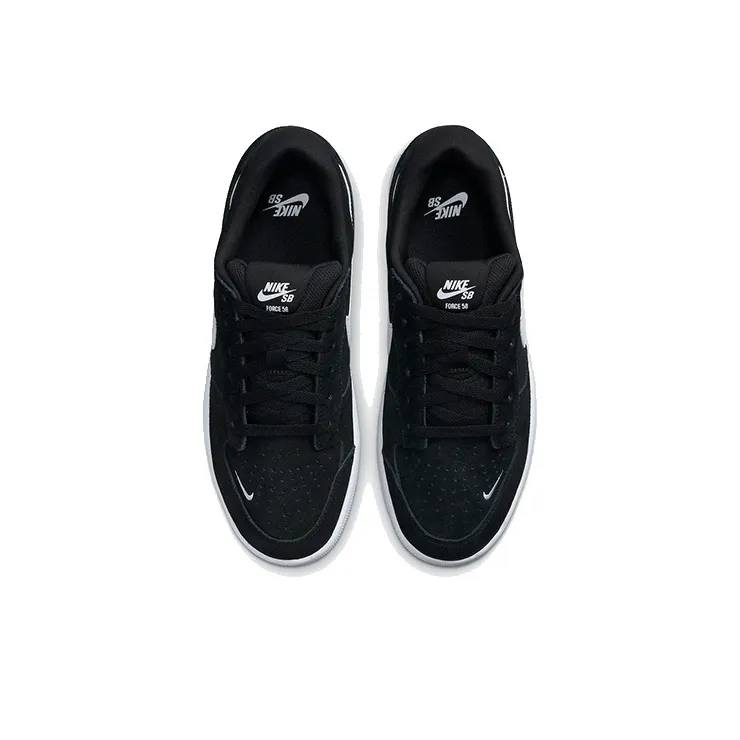 Nike Sb Force 58 Black White-3
