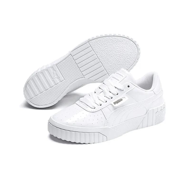 PUMA Cali Patent Jr White Women's-2