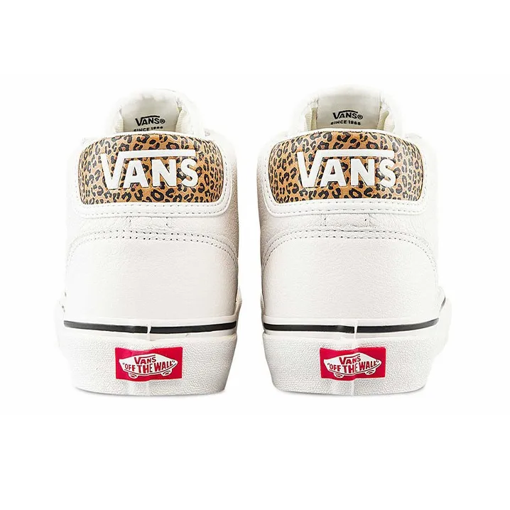 Vans General Mid Skool Skate Shoes 'White Brown'-4
