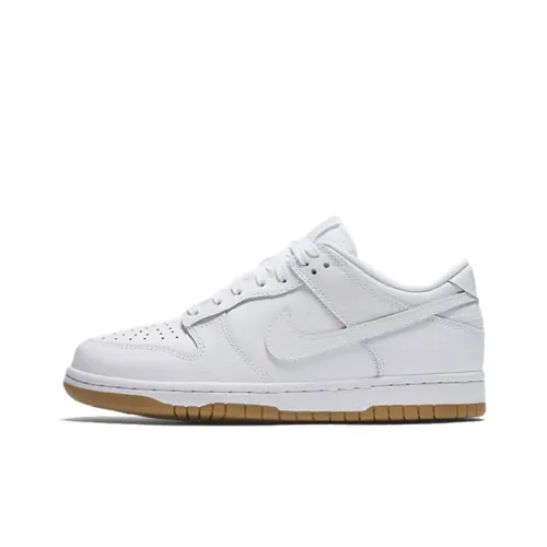 Nike Dunk Skateboard Shoes Women's Low-Top White/Brown