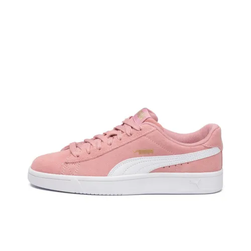 PUMA Court Breaker Skateboard Shoes Women's Low-Top Pink