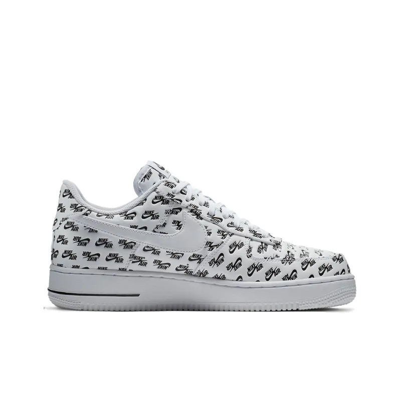 Nike Air Force 1 Low All Over Logo White-1