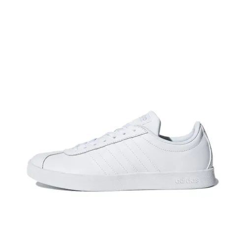 Adidas Neo VL Court 2.0 Skateboard Shoes Women's Low-Top Bright White