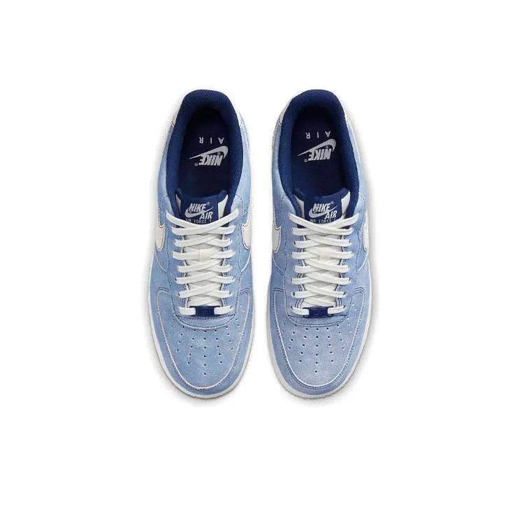 Nike Air Force 1 Low Dusty Blue Suede-3