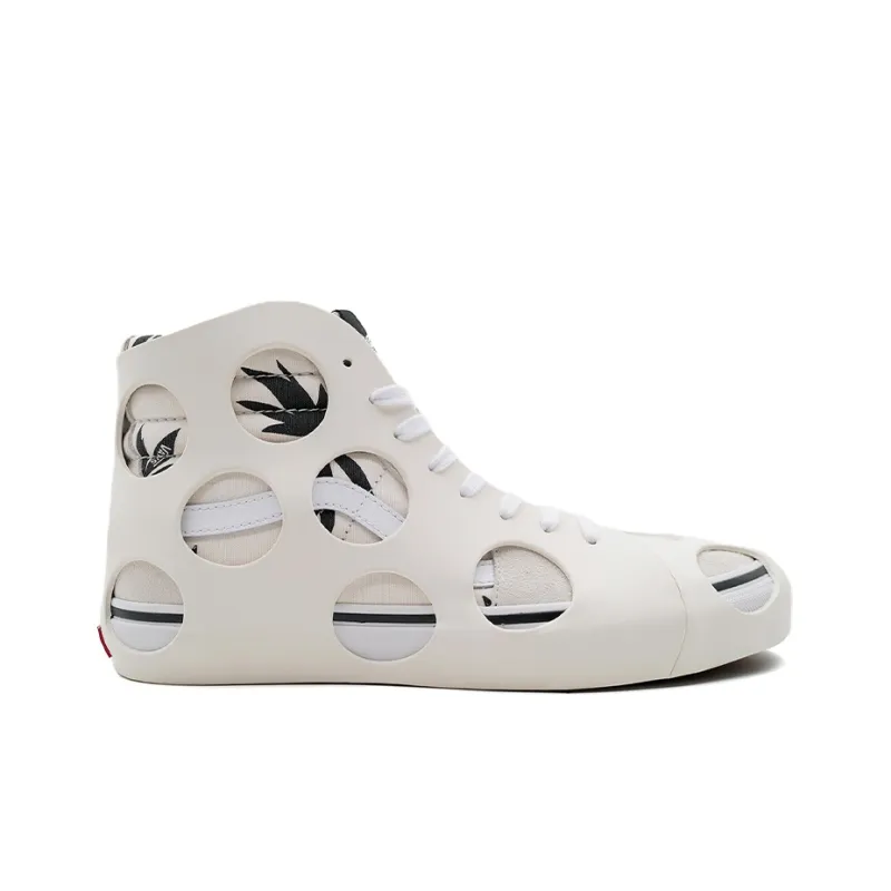Sk8 Vans Hi Cage Vlt Lx 'Polka Dot Checkered Marshmallow'-1