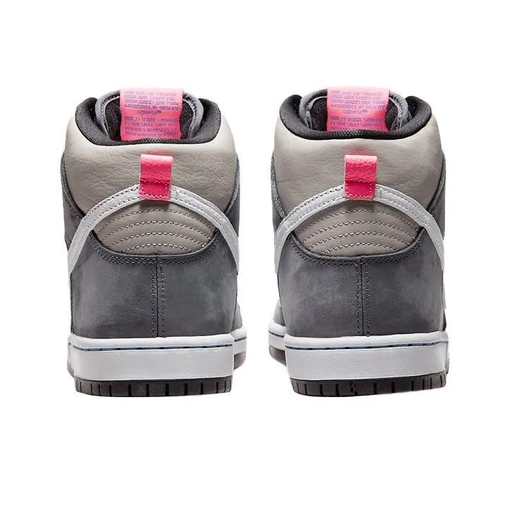 Nike Sb Dunk High Pro Medium Grey Pink-4