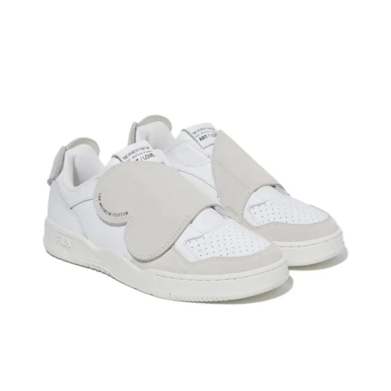FILA THE MUSEUM VISITOR Cushioning Low-Top Skateboard Shoes Unisex White-2