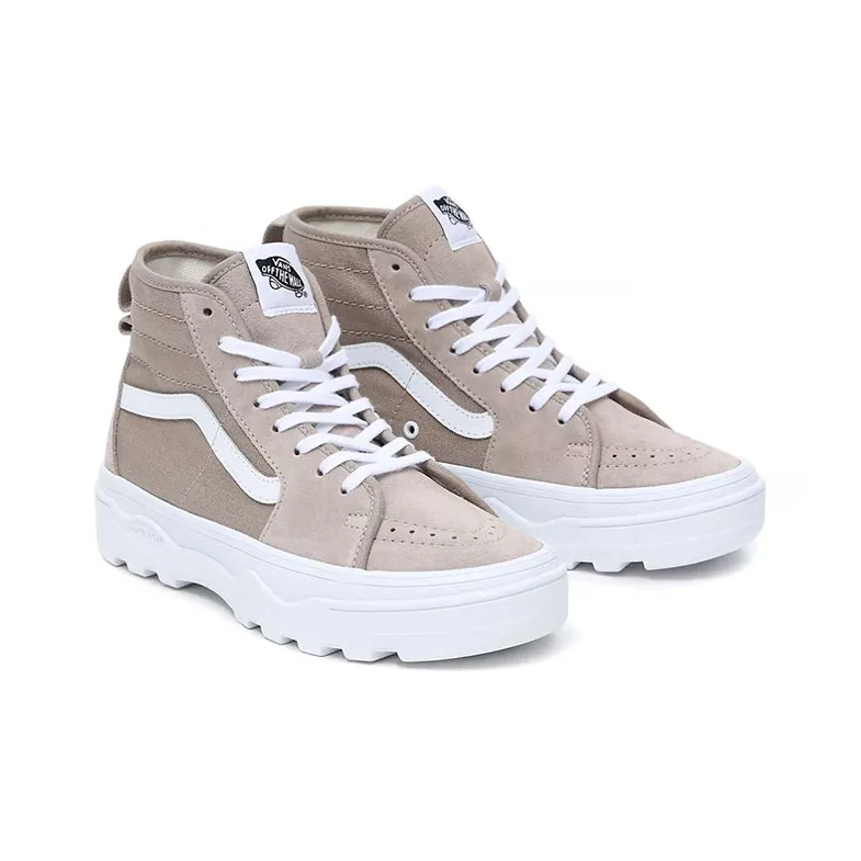 Vans SK8 Skateboard Shoes Women's High Top Light Umber-2