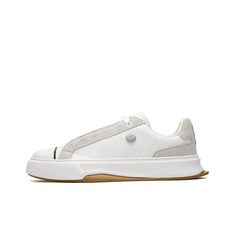 MIHARA YASUHIRO x FILA CRYPTO Anti Slip Wear Resistant Low Top Skateboard Shoes Men's White Gray-0
