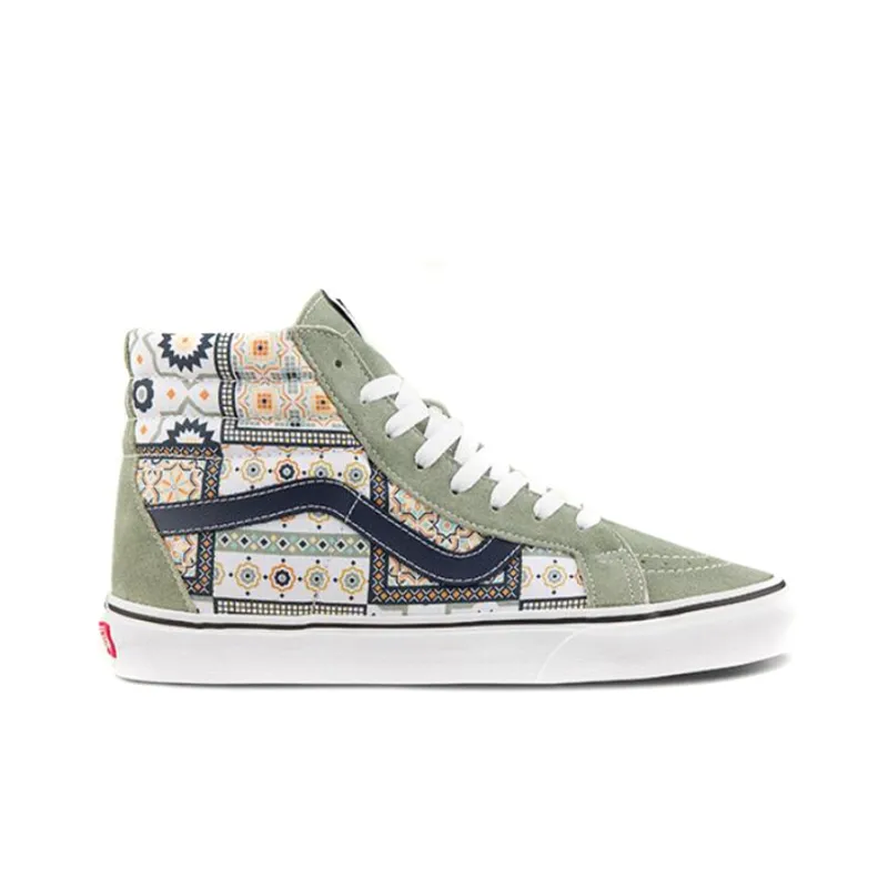 Vans Sk8 Hi Reissue Morocccan Tile Dark Khaki-1