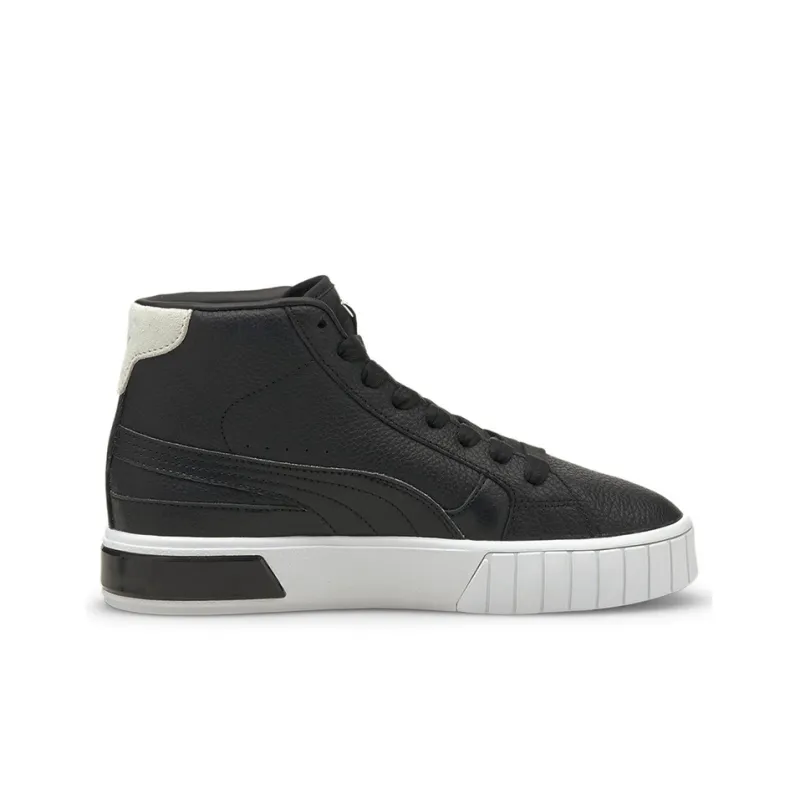 PUMA Cali Star Anti Slip Wear Resistant Mid Top Skateboard Shoes Women's Black-1