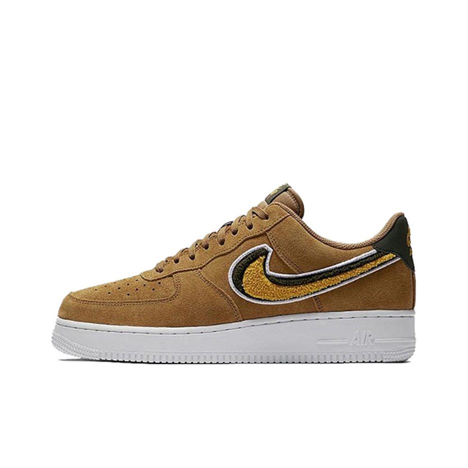 Nike Air Force 1 Low 3D Chenille Swoosh Muted Bronze POIZON