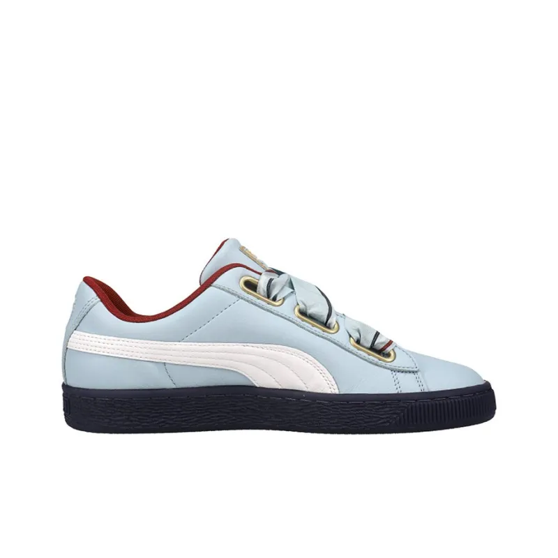 PUMA Basket Heart New School Casual Shoes Blue/Black Women's-1