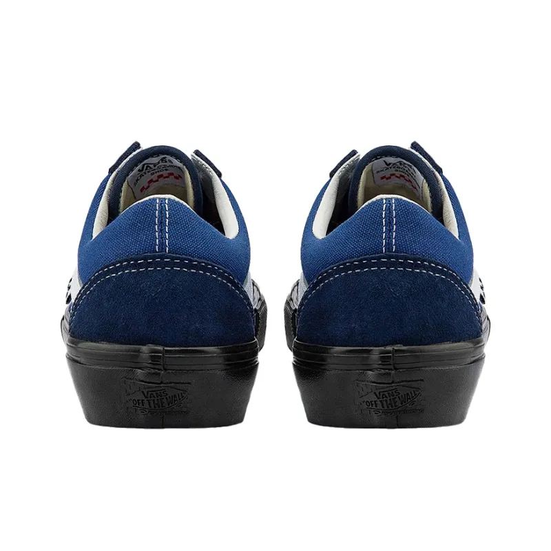 Vans Unisex Skate Old Skool Vcu Sneakers Black/Blue-4
