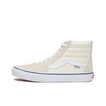 Sk8 Skate Vans Hi 'Checkerboard Off White'