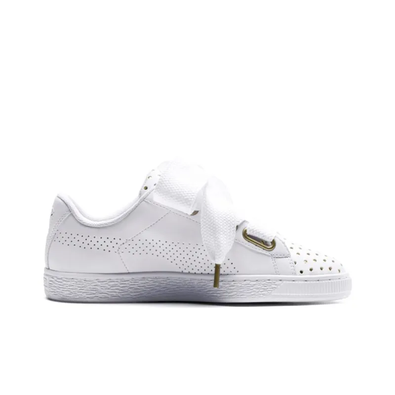 PUMA Basket Heart Ath Lux White Women's-1