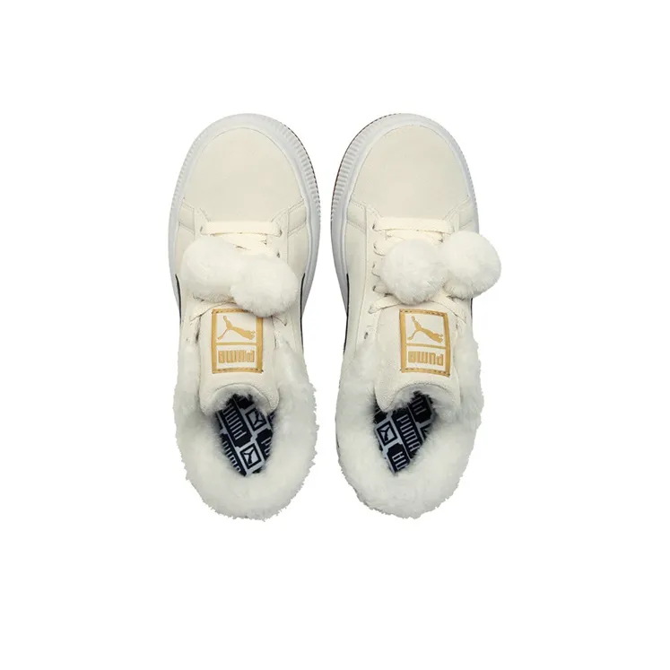 PUMA Suede Mayu 'Fur Whisper White Black' Women's-2