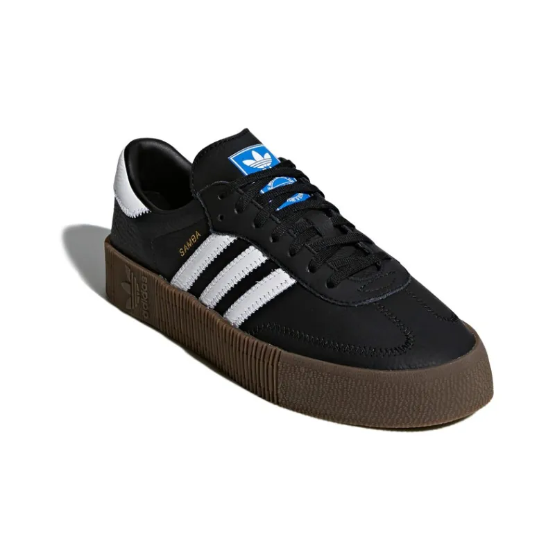 Adidas Sambarose Black White Gum Women's-2