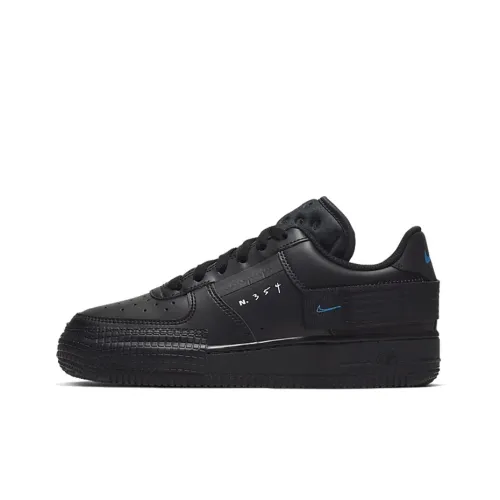 Nike Air Force 1 Low Type Black Photo Blue GS