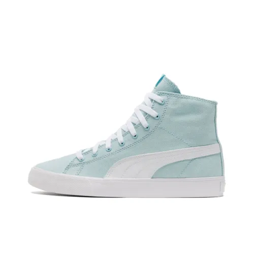 PUMA Bari Skateboard Shoes Unisex High-Top White/Blue