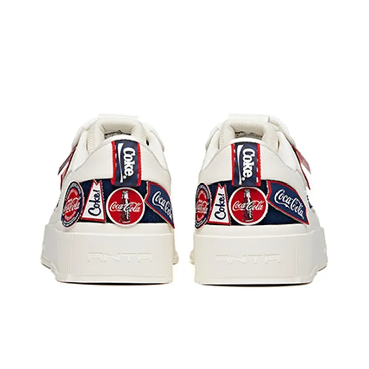 ANTA X Coca Cola Life Series Sneakers'White Red Blue'-4