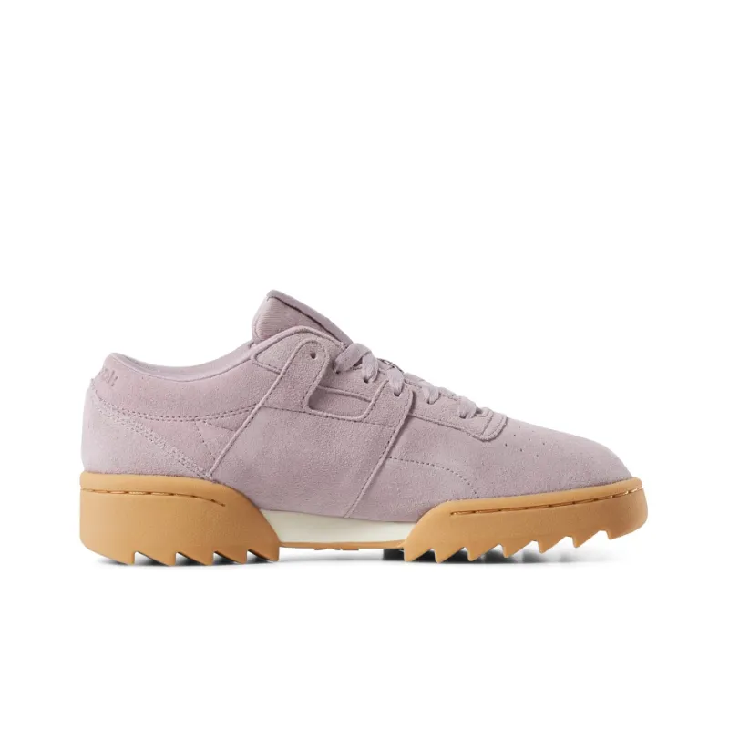 Reebok Workout Skateboard Shoes Women's Low-Top Light Purple-1