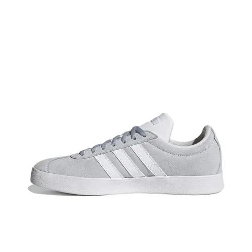 Adidas Neo Vl Court Skateboard Shoes Women's Low-Top Gray/White