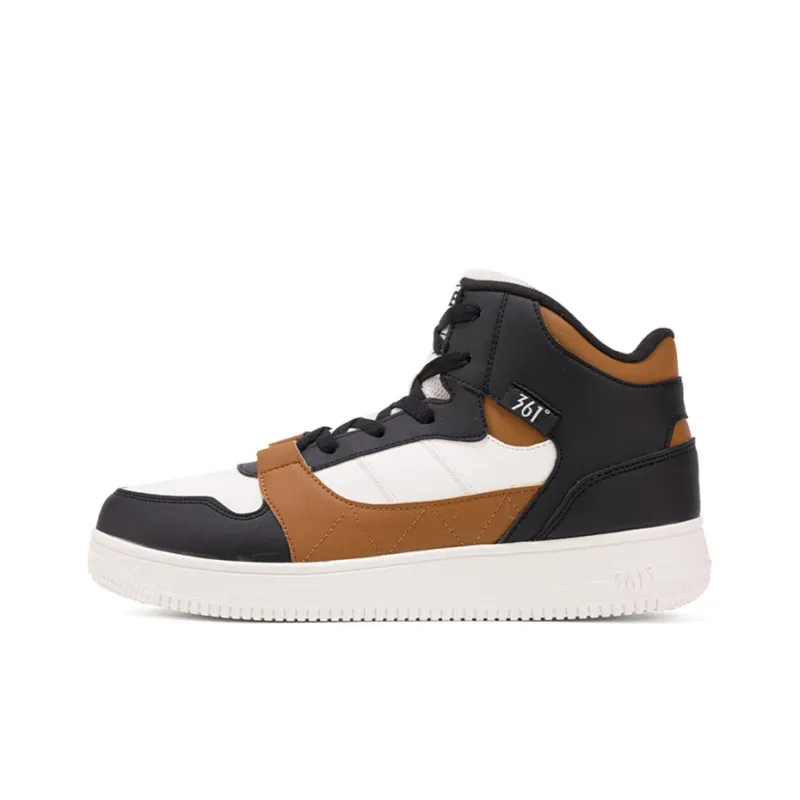 361° High Top Winter Padded Skateboard Shoes Men's Raven-0