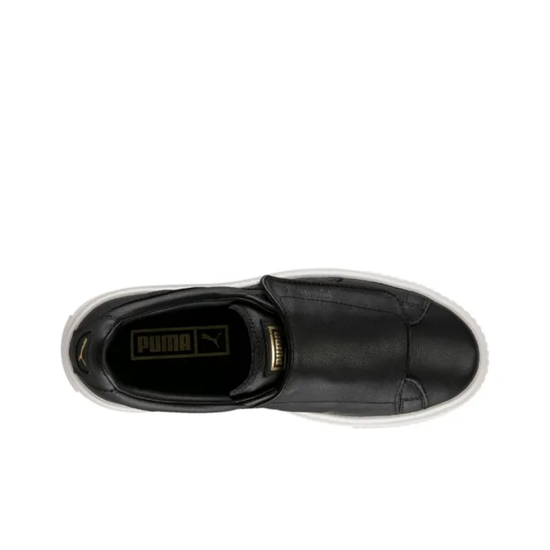 PUMA Basket Platform Big Strap 'Black' Women's-2