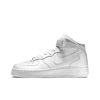 Nike Air Force 1 Mid 07 Leather 'Triple White' Women's