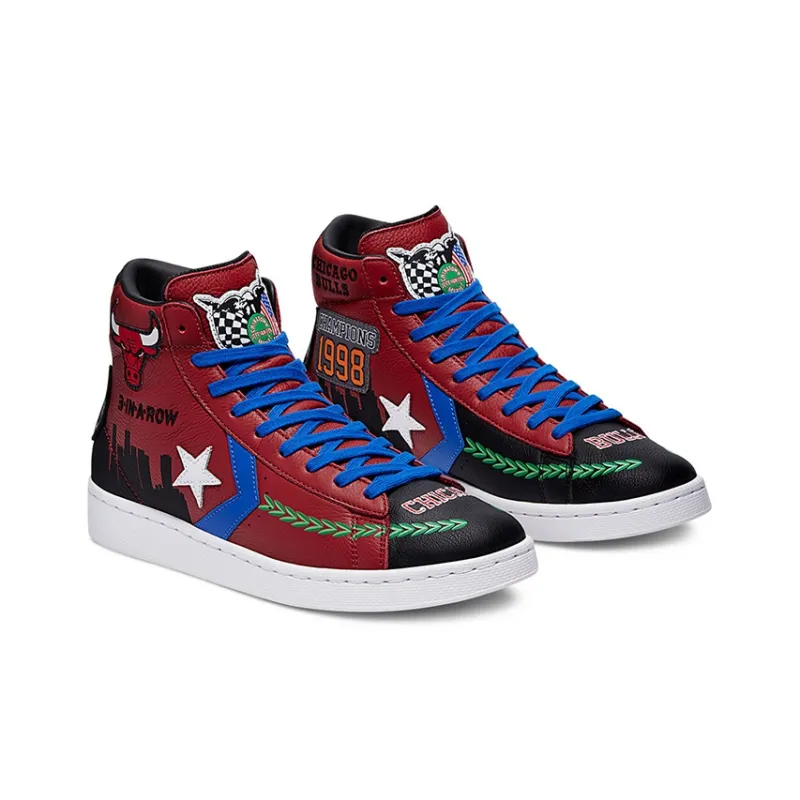 Converse Chinatown Market X Pro Leather High 'Bulls Championship Jacket'-2