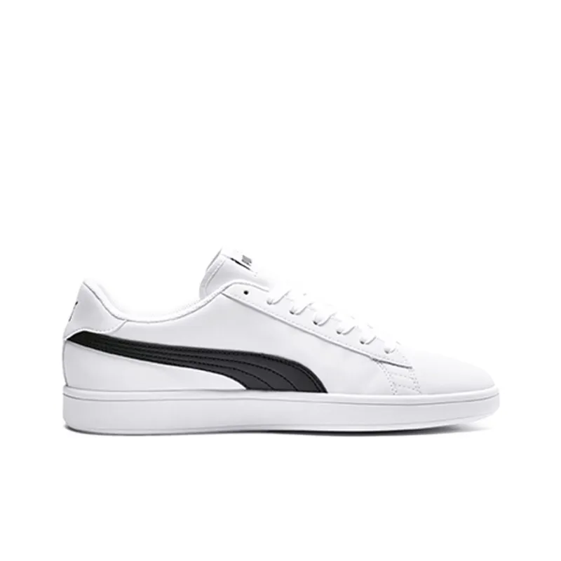 PUMA Smash V2 Buck Casual Board Shoes Black/White-1
