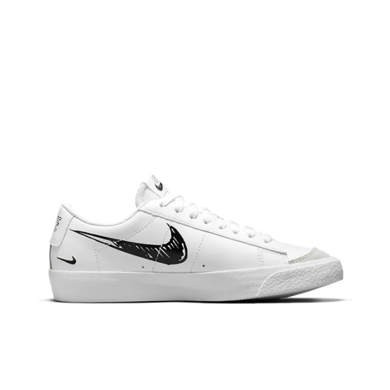 Nike Slip Resistant Shock Absorbers With Abrasion Resistant Properties Low Top Kids' Skateboarding Shoes Kids'-1