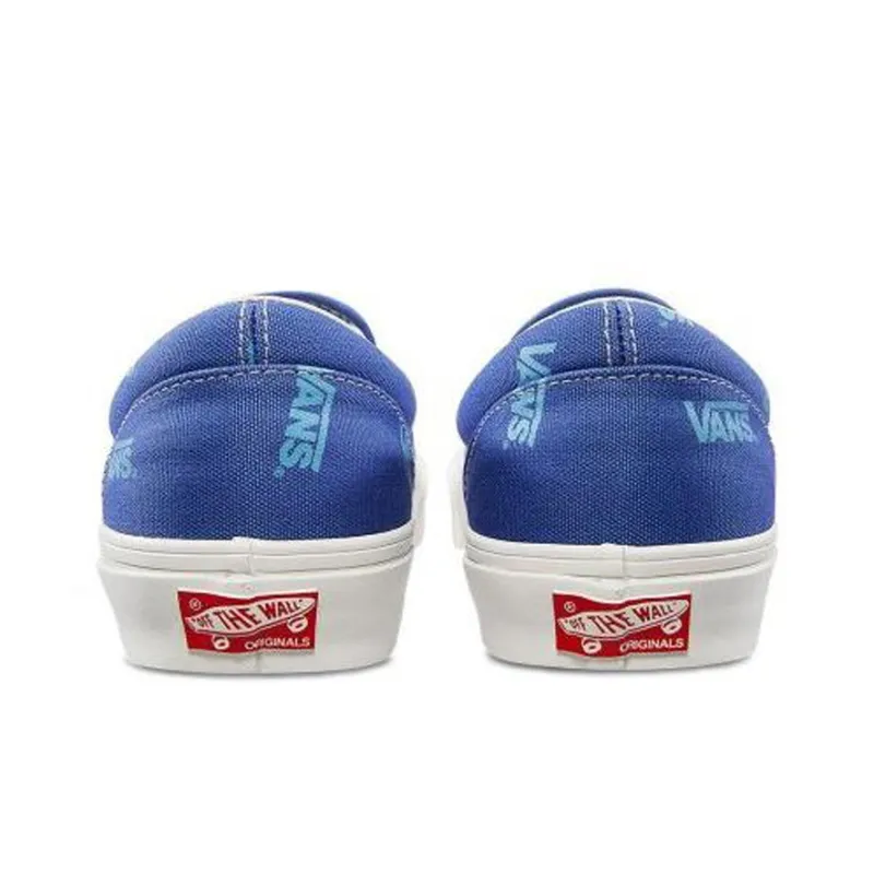 Vans Slip On Multi Logo Blue-3