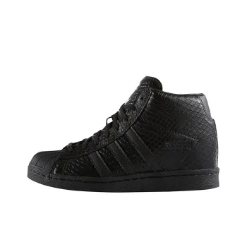 Adidas Originals Superstar Up Non slip Wear Resistant High Heeled Sneakers Black Women's