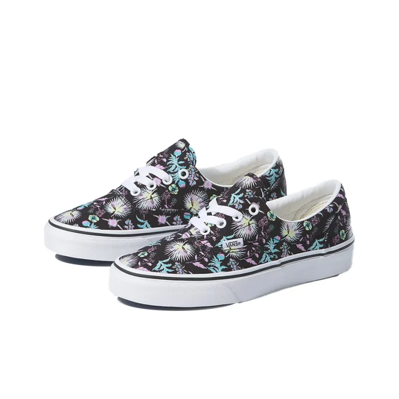 Vans Era Paradise Floral Shoes Black/White Women's-2