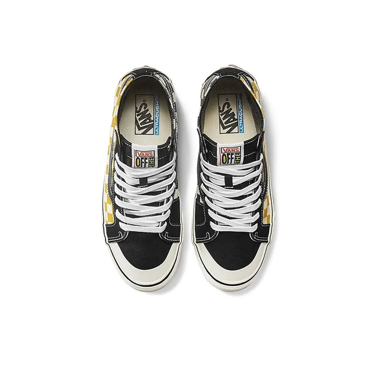Vans SK8 HI 'Black Yellow White'-2