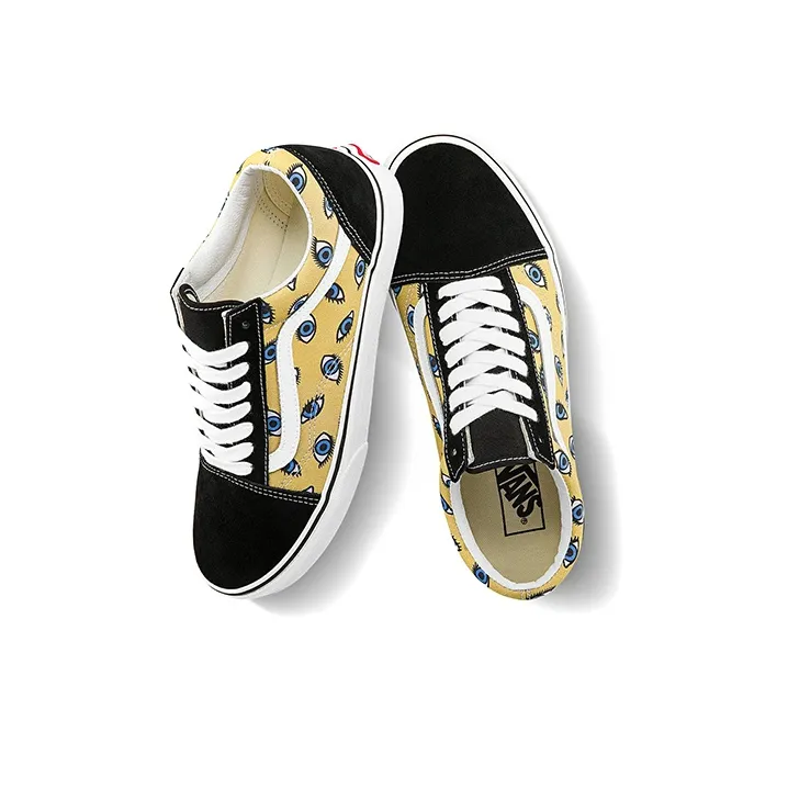 Vans Looking Glass Old Skool 'Black Yellow'-4