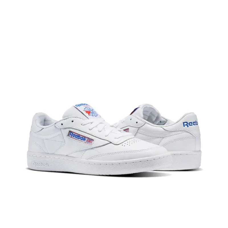 Reebok Club C 85 So White Light Grey Heather Solid Grey Blue-3