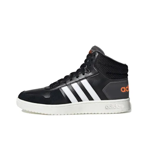 Adidas Neo Hoops 2.0 Skateboard Shoes Men Mid-Top Black