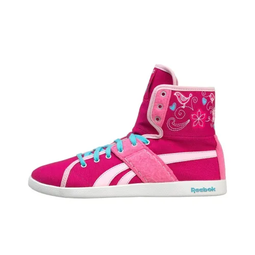 Reebok Skateboard Shoes Women's High-Top Pink