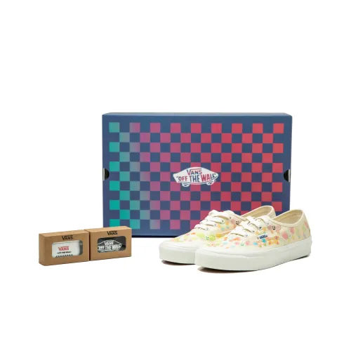 Sandy Liang x Vans Authentic 44 DX Low-Top Skateboard Shoes Unisex Ecru