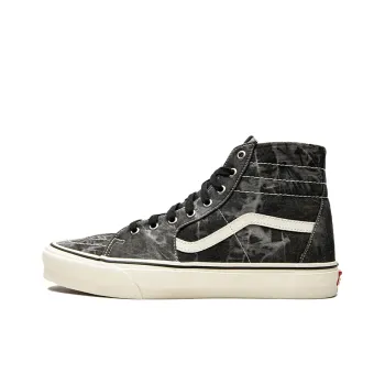 Vans Sk8 Hi Tapered Denim Destroy Black Marshmallow