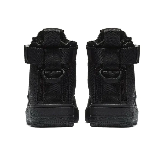 Nike Sf Air Force 1 Mid Triple Black GS-4