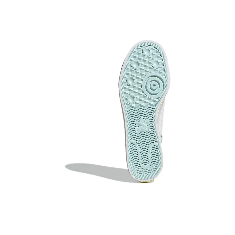 adidas originals Nizza White Halomin Yellow Tint Women's’s-5