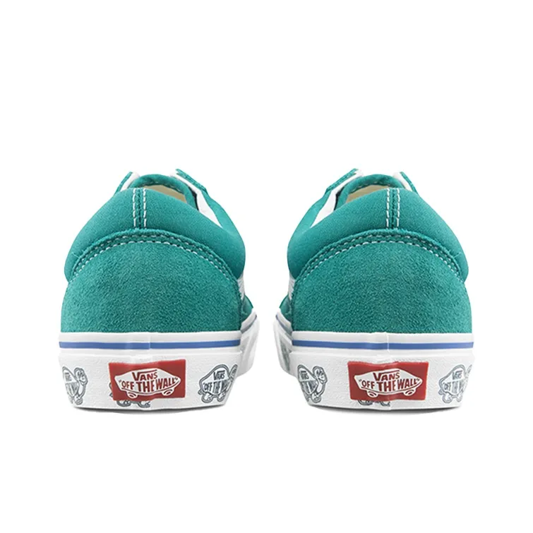 Vans Sidewall Print Old Skool Blue-4