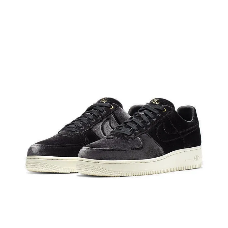Nike Air Force 1 Low Premium 3 Velour Black-2
