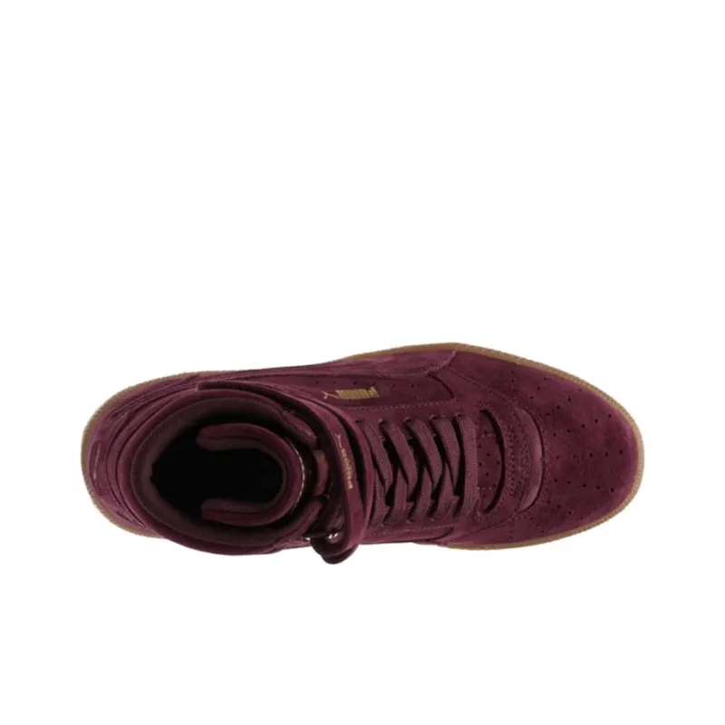 PUMA Sky 2 Skateboard Shoes Women's High-Top Purple-3