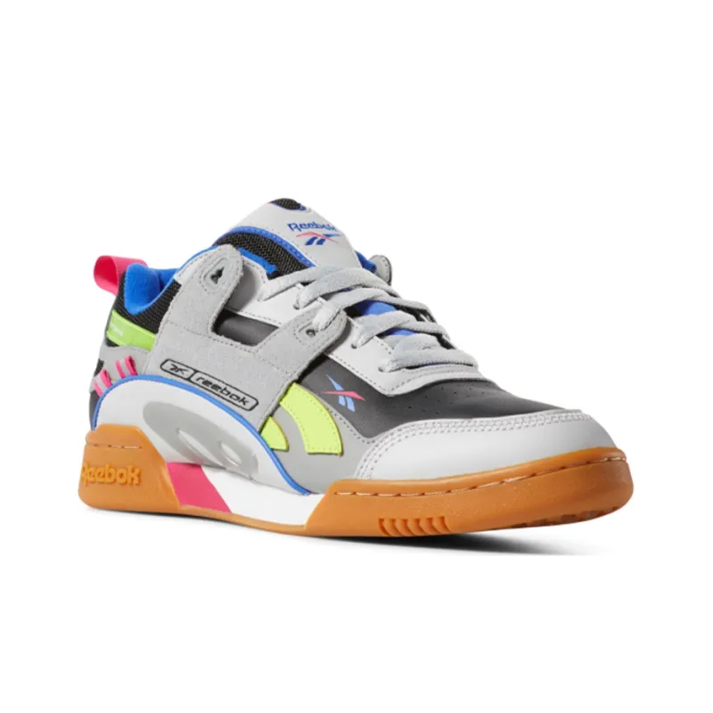 Reebok Workout Plus ATI 90s Slip Resistant Cushioning Low Top Skateboard Shoes Unisex Gray-2